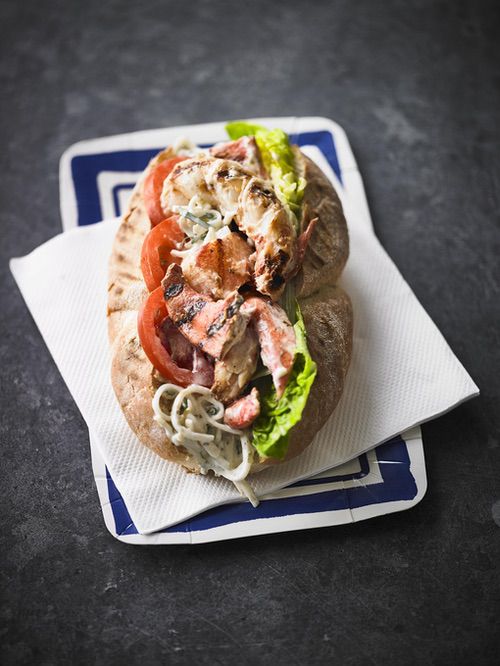 Lobster Cajun po’boy