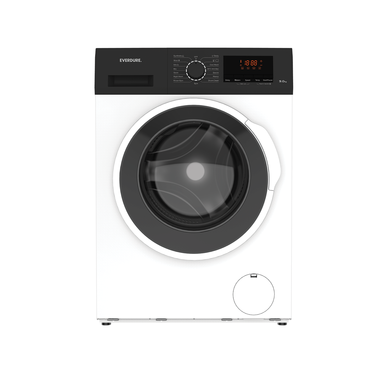 9KG FRONT LOAD WASHING MACHINE: EFL915W