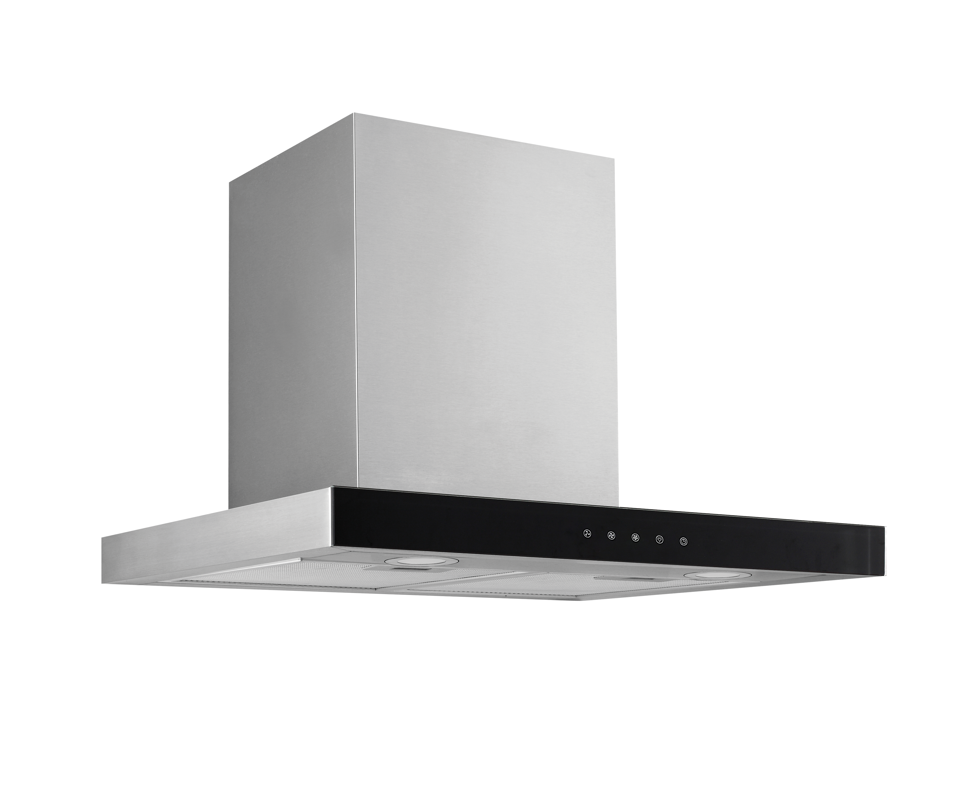 60CM BLACK GLASS CANOPY RANGEHOOD: RBES61TB