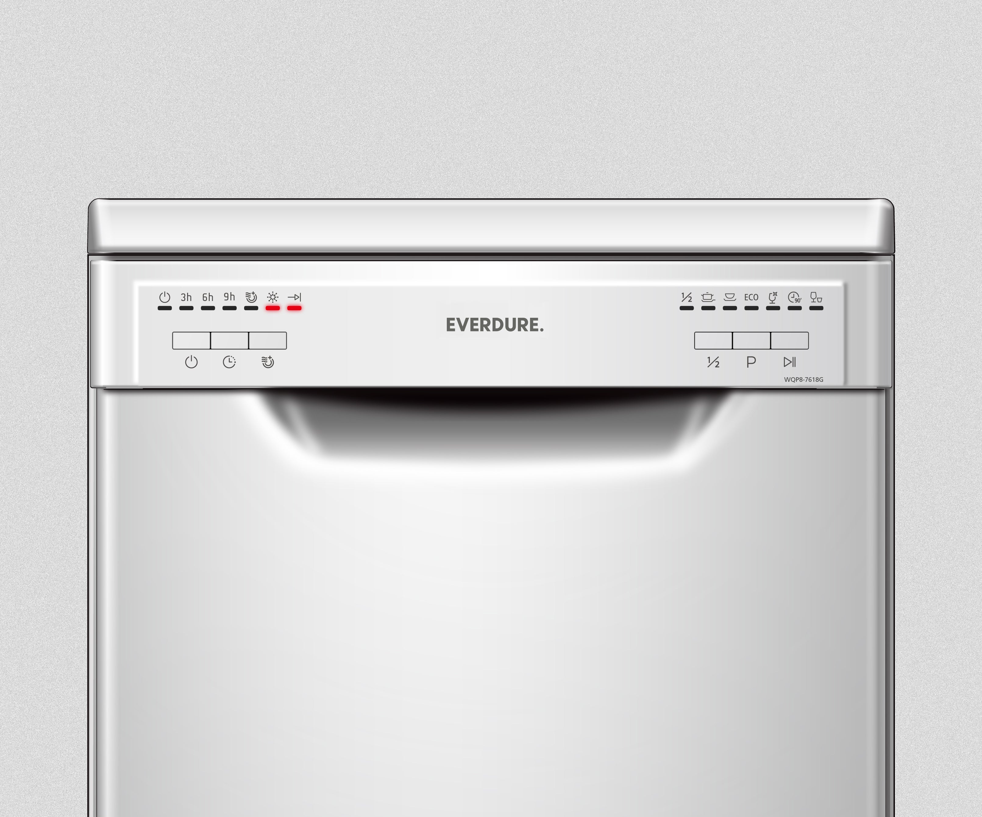 45CM FREESTANDING DISHWASHER: DWF496SS