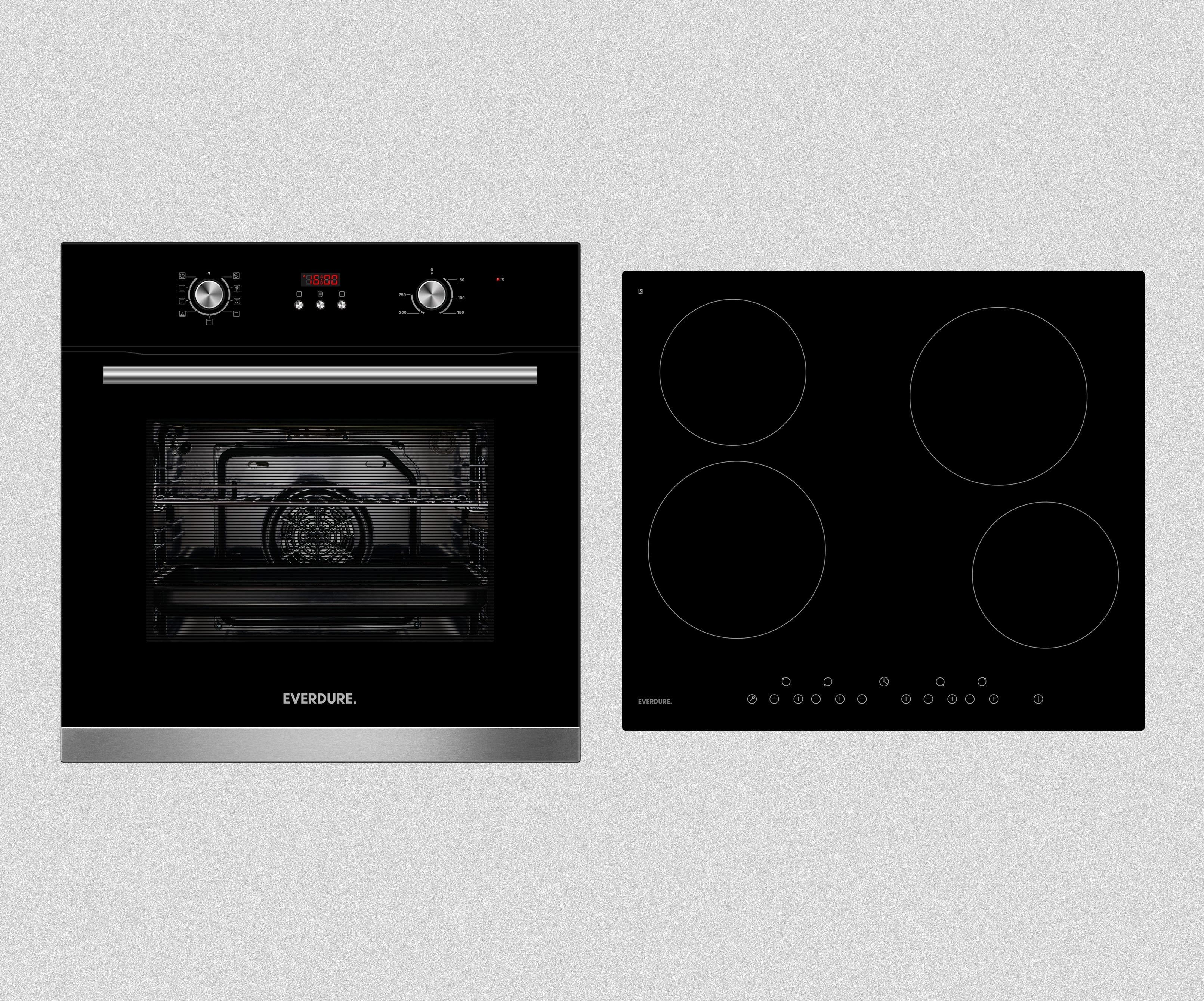 9 FUNCTION OVEN + 4 ZONE CERAMIC COOKTOP COMBO: OECC69TP